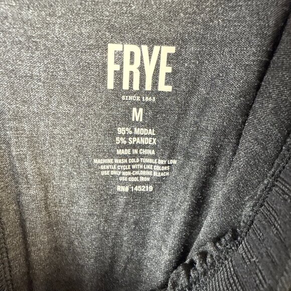NWT Frye Short Sleeve Shirt & Pant Sleep Set Mens Size M Modal Blend Pajama‎ Blk - Picture 16 of 16